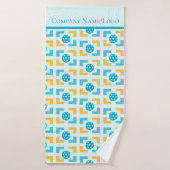 Cool Fun Pickleball Gemustert Badehandtuch (Badehandtuch)