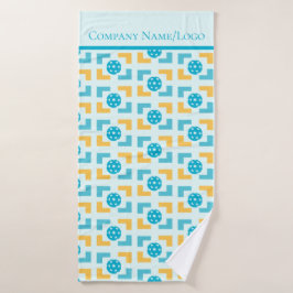 Cool Fun Pickleball Gemustert Badehandtuch