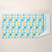 Cool Fun Pickleball Gemustert Badehandtuch (Badehandtuch)