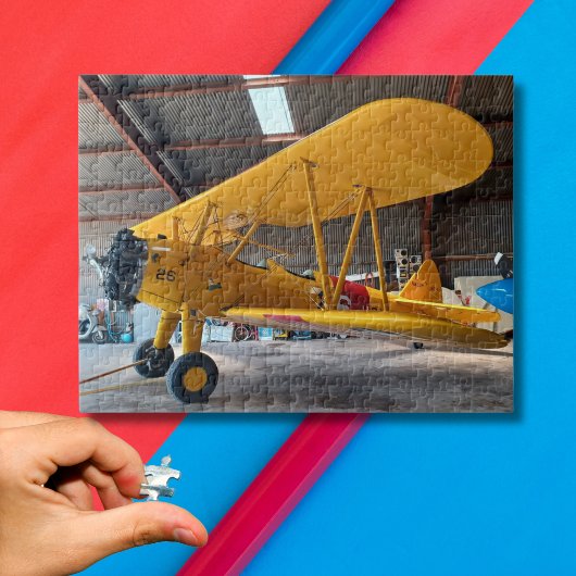 Cool Fun Stearman Flugzeug Foto, Familie, Luftfahr Puzzle