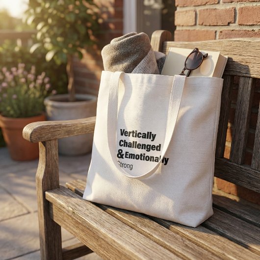 Cool funny black and white minimalist typography tasche