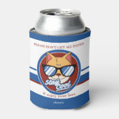 Cool Funny Cat Can Cooler Dosenkühler (Kanne Vorderseite)