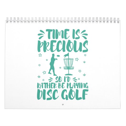 Cool Funny, ich würde eher spielen Disc Golf Kalender (Titelbild)