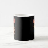 Cool Funny Moose Hat Mustache Animal Lover Kaffeetasse (Mittel)