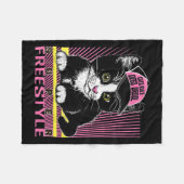 Cool Funny Sarcastic Cats Meme Quotes Cartoon Grap Fleecedecke (Vorderseite (Horizontal))