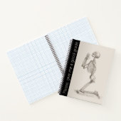 Cool Funny Skeleton Spiral Notebook Notizblock (Innenseite)