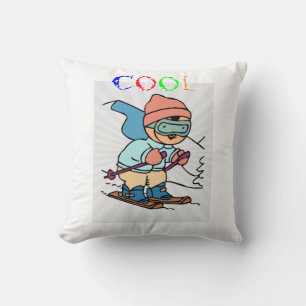 Cool Funny Skier   Skischuhmodelle   Lustiges Skif Kissen