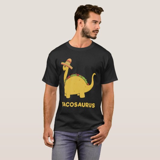 Cool & Funny Tacosaurus Taco Dinosaur Geschenk T-S T-Shirt (Vorne ganz)