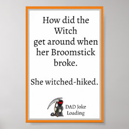 Cool Funny Vater Joke Design Poster