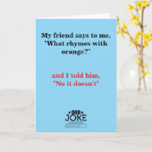 Cool Funny Vater Joke Karte (Gelbe Blume)