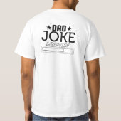 Cool Funny Vater Joke T-Shirt (Rückseite)