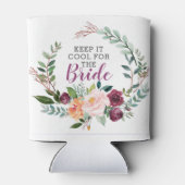 cool für den Bride-/Blumenkranz behalten Dosenkühler (Rückseite)