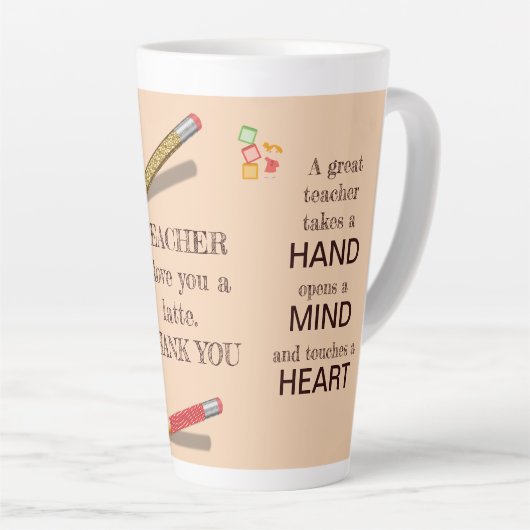 Cool für eine große Lehreranerkenntnis I Liebe Sie Milchtasse (Rechte Ecke)