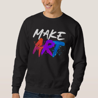 Cool für Männer Frauen Künstler Maler Malerei Sweatshirt