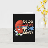 Cool für nur eine Nierentransplantation Nierenerkr Karte (Gelbe Blume)