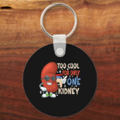 Cool für nur eine Nierentransplantation Nierenerkr Schlüsselanhänger (Vorderseite)