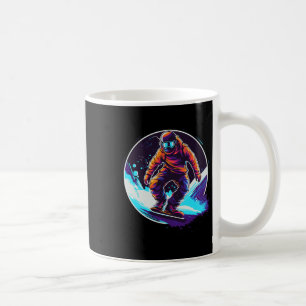 Cool für Snowboard und Ski Lover im weißen Mund Kaffeetasse