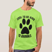 COOL FÜR TIERE T - SHIRT (Vorderseite)