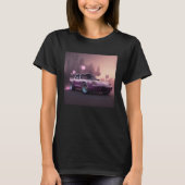 Cool Future Classic Sports Car Drive Race City Lif T-Shirt (Vorderseite)