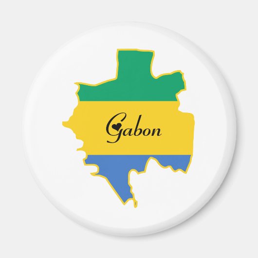 Cool Gabun Magnet (Vorne)
