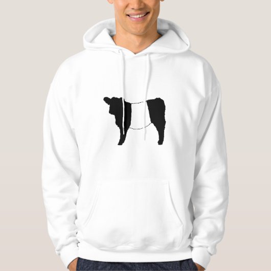 Cool Galloway Rinder Seltenes Kuh Beltie Steer Hoodie (Vorderseite)