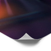 Cool Gamer Cat Rauchen Funny Poster (Ecke)