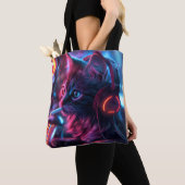 Cool Gamer Cat Rauchen Funny Tasche (Von Nahem)