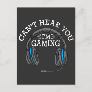 Cool Gamer Headphones Nerd Pro Im Gaming-Geschenk Postkarte