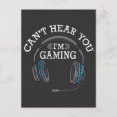 Cool Gamer Headphones Nerd Pro Im Gaming-Geschenk Postkarte (Vorderseite)