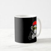 Cool Gamer Monkey With Controller Funny Gaming Vid Kaffeetasse (VorderseiteRechts)