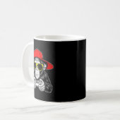 Cool Gamer Monkey With Controller Funny Gaming Vid Kaffeetasse (Vorderseite Links)