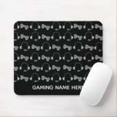 Cool Gamer Personalisiert Gaming-Muster BlacK Mousepad (Mit Mouse)