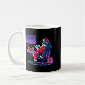 Cool Gamer Santa Playing Games Christmas Boys Styl Kaffeetasse (Links)