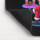 Cool Gamer Santa Playing Games Christmas Boys Styl Mousepad (Ecke)