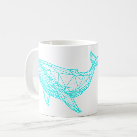 Cool Gamer Whale Coffee Mug Kaffeetasse (Vorderseite Links)
