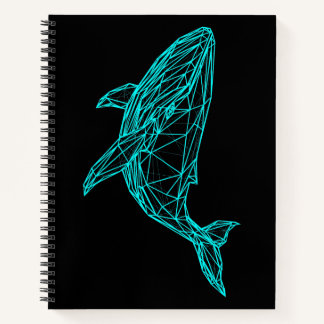 Cool Gamer Whale Deluxe Spiral Notebook Notizblock