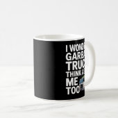 Cool Garbage Truck Design For Men Women Trash Garb Kaffeetasse (VorderseiteRechts)