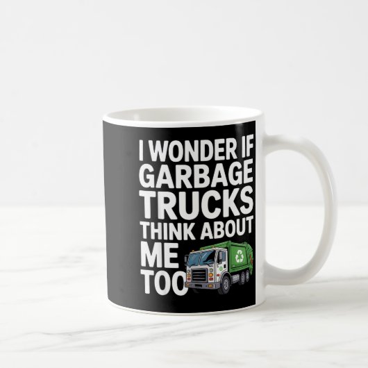 Cool Garbage Truck Design For Men Women Trash Garb Kaffeetasse (Rechts)