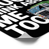 Cool Garbage Truck Design For Men Women Trash Garb Poster (Ecke)