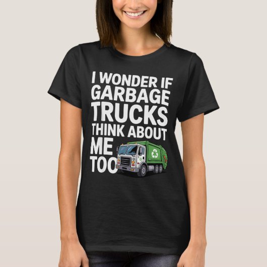 Cool Garbage Truck Design For Men Women Trash Garb T-Shirt (Vorderseite)