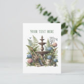 Cool Gardening Landscaping customizable  Postkarte (Stehend Vorderseite)