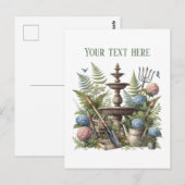 Cool Gardening Landscaping customizable  Postkarte (Vorne/Hinten)
