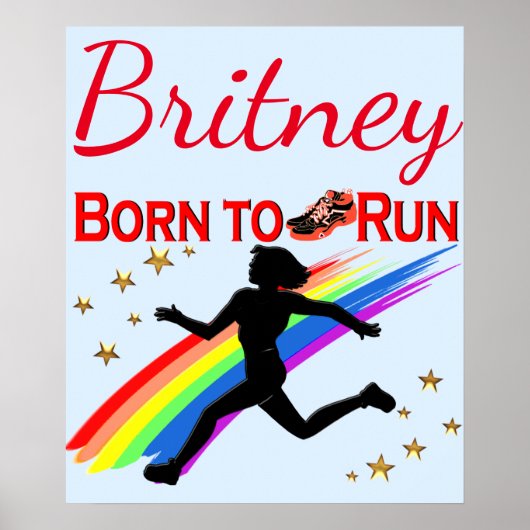 COOL, GEBOREN ZUM AUSFÜHREN VON TRACK POSTER (Vorne)