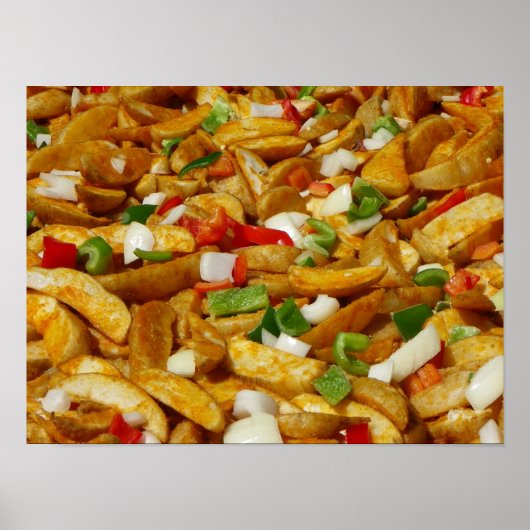 Cool gebratene Kartoffeln Poster! Poster (Vorne)