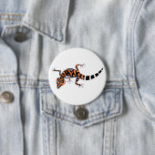 Cool GECKO - gefährdetes Tier - Lizard Button (Beispiel)