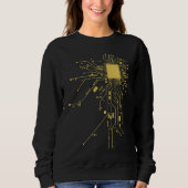 Cool Geek CPU Sweatshirt (Vorderseite)