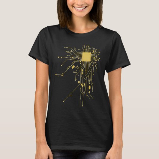 Cool Geek CPU T-Shirt (Vorderseite)