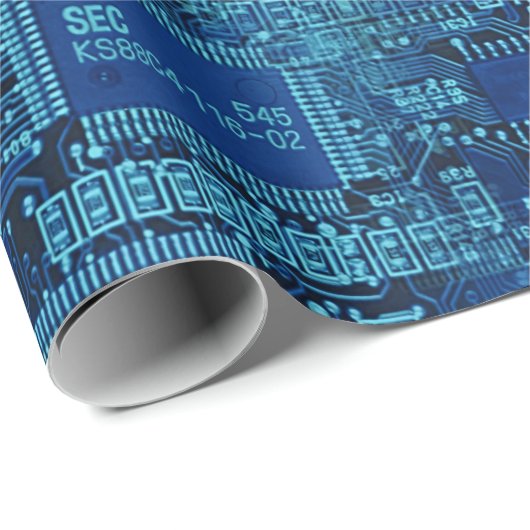 Cool Geeky Geschenkpapier (Rolleneckpunkt)