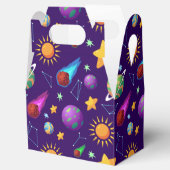 Cool geflieste Galaxiefreunde Geschenkschachtel (Geöffnet)