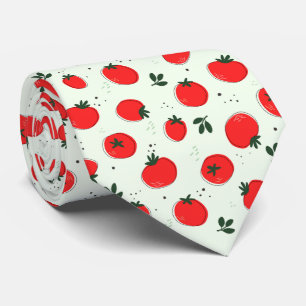 cool geflieste Tomatenfruchtmuster Krawatte